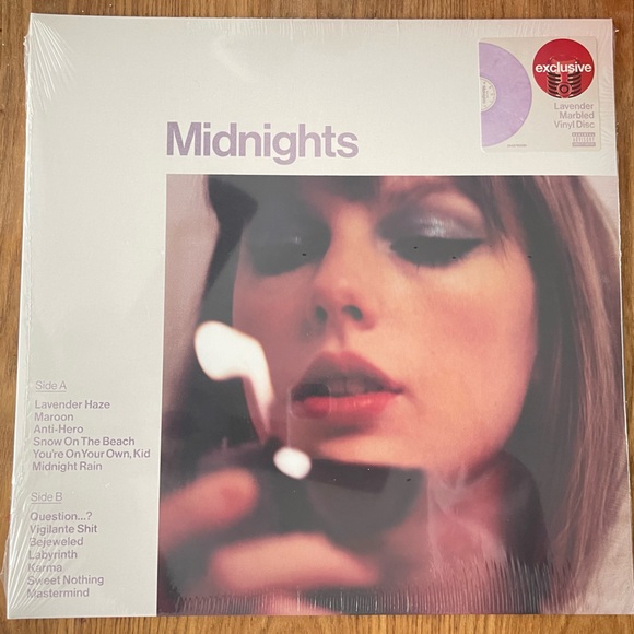 Taylor Swift Other - Taylor Swift Midnights Vinyl Record Sealed - lavender marbled disc